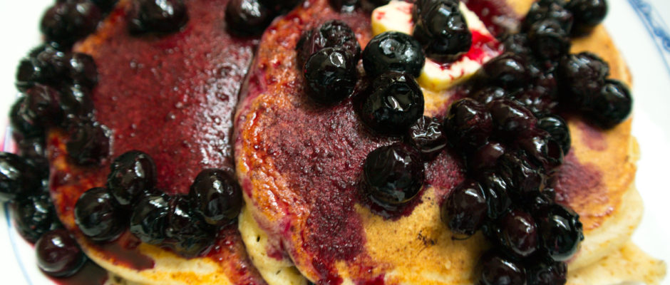 Blueberry Sunday Pancakes