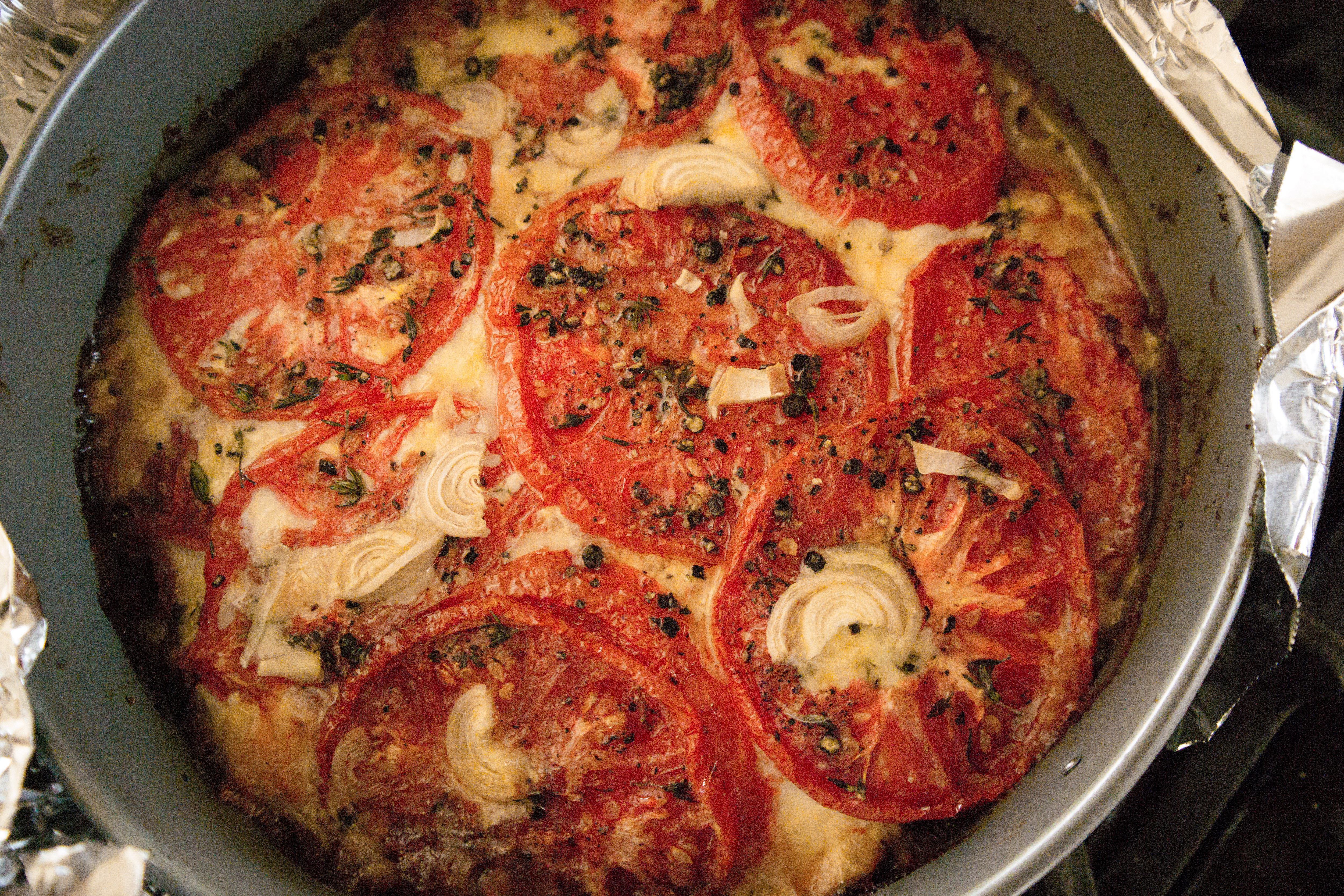 tomatoes, cheese, garlic